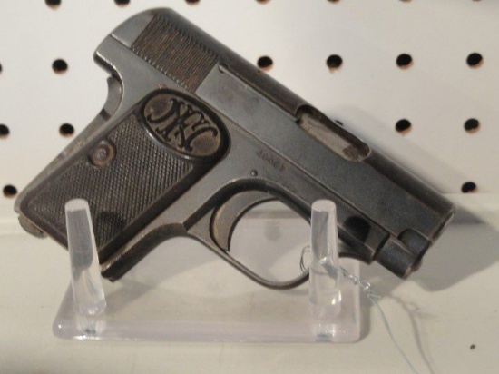 FABRIQUE NATIONALE ON BROWNING PATENT SN 36307 AND MAGAZINE 25 CAL
