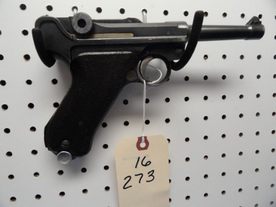 GERMAN LUGER 9 MM 1936 S/42 MATCHING SN #S 8918 ON BARREL AND FRAME