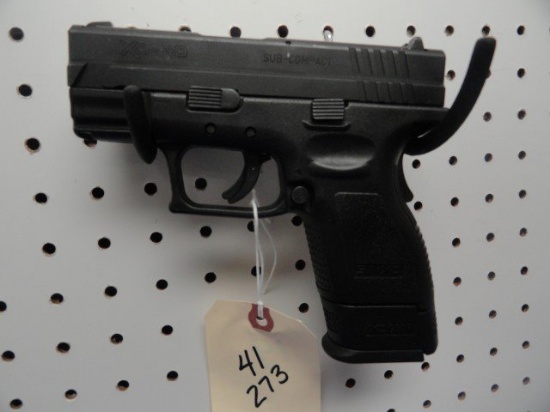XD 40 SUB COMPACT CAL 40 SW NEW IN BOX SN XD532832 WITH EXT MAG AND LOCK HA