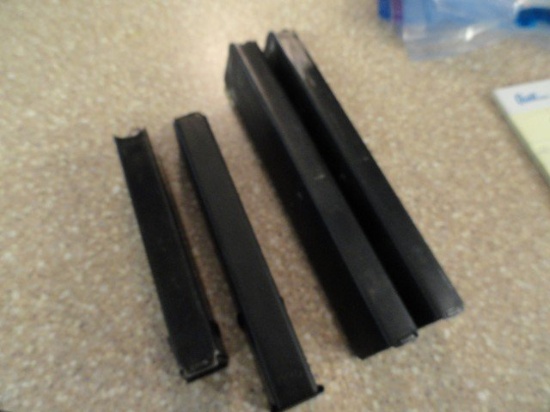4 MAGAZINE 9 MM 20 RD 25 RD 2 30 RD NOT MARYLAND LEGAL