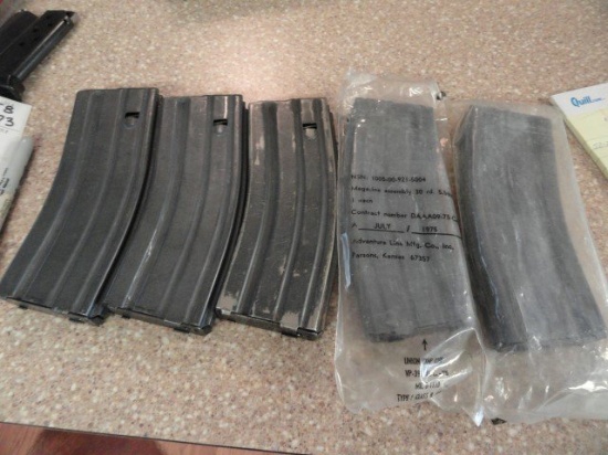 3 30 RD MAGAZINES BY ADVENTURE LINES FOR AR15 223 CAL 2 30 RD MAGAZINES BY