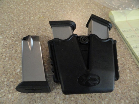 3 XD 9 MM 13 RD SUB COMPACT HC MAGAZINES XD DOUBLE MAG POUCH NOT MARYLAND L