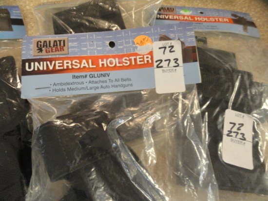 5 GALATI HOLSTER AND POUCHES NEW IN WRAPPER 2 PISTOL MAG POUCHES 3 UNIVERSA