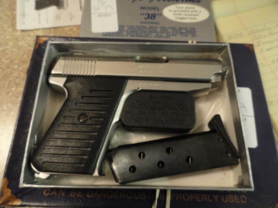 JENNINGS FIREARMS MODEL 38 IN 32 AUTO SN 1171307 NEW IN BOX NOT MARYLAND LE