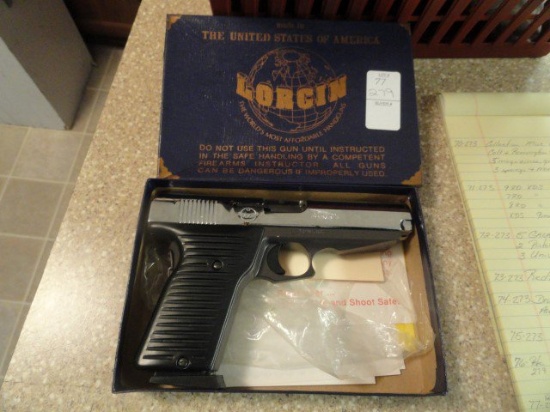 LORCIN MODEL L9MM CAL 9 MM AUTO SN L129586 NEW IN BOX NOT MARYLAND LEGAL