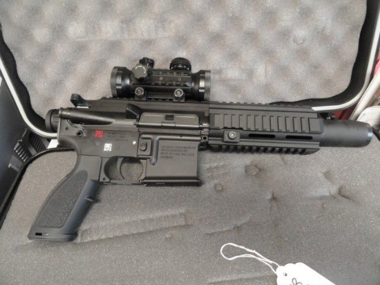 HK 416 CAL 22 LR HV SN HK023368 WITH SCOPE AND HARDCASE NOT MARYLAND LEGAL