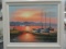 FRAMED OIL ON CANVAS APPROX 25 X 22 OF SEASCAPE