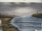 OIL ON CANVAS OF LIGHTHOUSE SEASCAPE SIGNED K & D WARDS APPROX 45 X 33