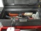 TWO TOOL BOXES FULL OF TOOLS WRENCHES SCREW DRIVERS RATCHETS AND MORE WITH