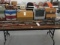 COLLECTION OF TACKLE BOXES AND FISHING RODS