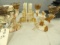 SOAP STONE CANDELABRAS AND BOOKENDS