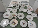 COLLECTION OF WEDGEWOOD PETER RABBIT PLATES AND THOMAS THE TANK ENGINE AND