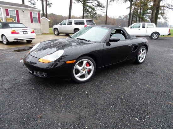 #5102 2001 PORSCHE BOXTER CONVERTIBLE 49065 MILES 5 SP MANUAL HEATED SEATS