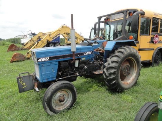 #2601 LONG 460 TRACTOR DSL 3 PT HITCH NOT WORKING POWER STEERING HRS UNKNOW