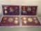 UNITED STATES MINT PROOF SETS 1989 1990 1991 1992