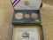 1991 MOUNT RUSHMORE ANNIVERSARY COINS THREE COIN PROOF SET WITH CERTIFICATE