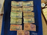 11 PIECES MILITARY CURRENCY