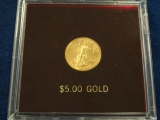 2004 $5 AMERICAN EAGLE 1/10 OZ FINE GOLD COIN