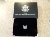 1992 US MINT PREMIER SILVER PROOF SET IN ORIGINAL BOX WITH CERTIFICATE OF A