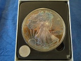 1992 AMERICAN SILVER EAGLE ONE POUND PROOF ONE TROY POUND PURE .999 FINE SI