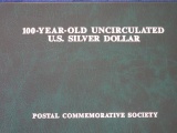 100 YEAR OLD UNCIRCULATED US SILVER DOLLAR MORGAN SILVER DOLLAR MINTED 1889