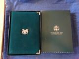 UNITED STATES EISENHOWER CENTENNIAL COIN 1990 PRESTIGE SET WITH CERTIF OF A