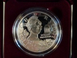 1999 DOLLEY MADISON COMMEMORATIVE SILVER DOLLAR PROOF SILVER DOLLAR WITH CE