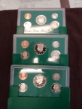 3 US MINT PROOF SETS 1994 1995 1996