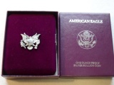 1991 SILVER AMERICAN EAGLE ONE OUNCE BOX & CERTIFICATE