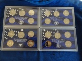 4 UNITED STATES MINT 50 STATE QUARTERS PROOF SETS 1999 2000 2002 2003