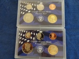 2 UNITED STATES MINT PROOF SETS 2007 & 2008