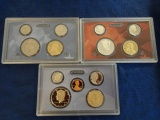 3 USA 4 COIN PROOF SET