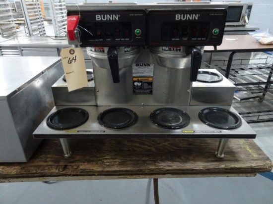 BUNN CW SERIES COFFEE MAKER MODEL CWTF06TWIN 120 240 V SF