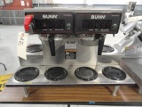 BUNN COFFEE MAKER MOD CWTF O/6 TWIN 120 240 V PN 23400 0020 HARD WIRED