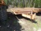 1974 MILLER TILT TRAILER APPROX 24' WITH 18' DIAMOND PLATE DECK AND TANDEM