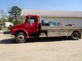 1994 FREIGHTLINER FL80 395000 MILES 6 SP C MODEL CUMMINS DAY CAB 14' ALUM D