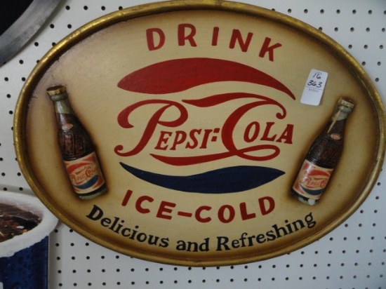 ONLINE ONLY AUCTION PEPSI COLLECTIBLES, FURNITURE