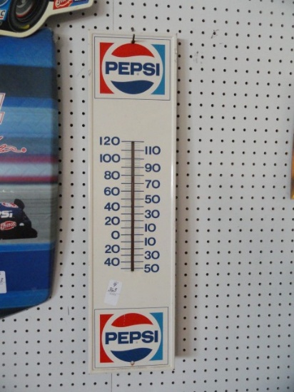 PEPSI METAL THERMOMETER APPROX 29 X 7