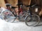 PAIR OF WOMENS BIKES HUFFY AND GOOD VIBRATION FLAT TIRES