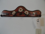 SMALL HANDPAINTED COAT RACK BY PAULA BATSON