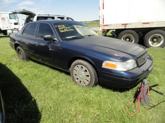 #2711 2006 FORD CROWN VIC POLICE INTERCEPTOR 126476 MILES 4.6 L BUCKET SEAT