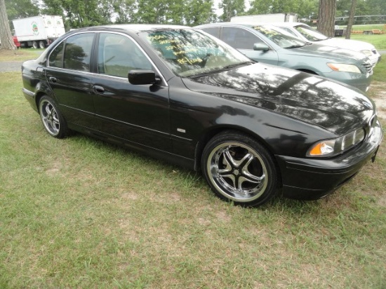 #4501 2002 BMW 525I 224177 MILES LEATHER SUNROOF A/C COLD VIN WBADT43482GZ9