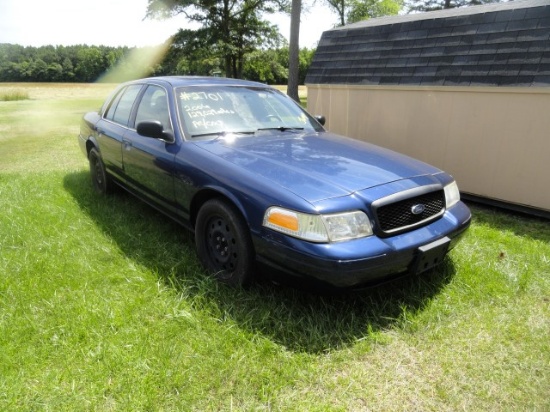 #2701 2006 FORD CROWN VIC POLICE INTERCEPTOR 4.6 L 129029 MILES BUCKET SEAT