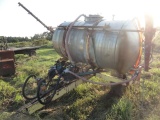 500 GAL SS TANK SPRAY RIG 26' FLAT TIRE