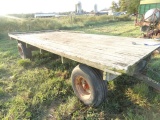 HAY WAGON HEAVY FRAME BY ELECTRIC WHEEL CO 16 X 8 DECK