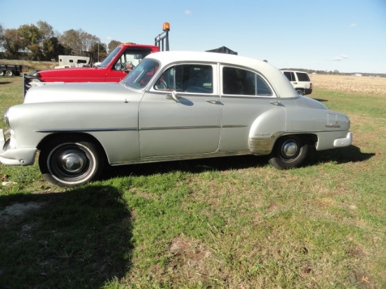 #163 1952 CHEVY DELUXE SHOWING 8730 MILES TRUE MILEAGE UNKNOWN AUTO TRANS A