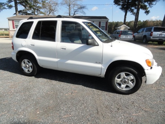 #2601 2002 KIA SPORTAGE 167428 MILES 4X4 5 SP MANUAL POWER PKG CLOTH AND CA