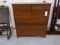 ANTIQUE CHESTNUT 6 DRAWER CHEST WITH HAND CUT DOVETAIL JOINTS ORIGINAL PULL