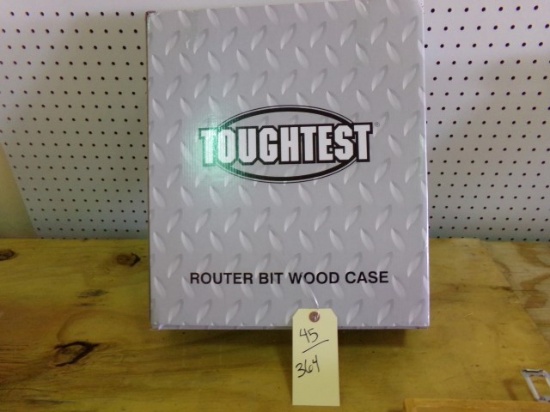 NEW IN BOX TOUGHTEST ROUTER BIT WOOD CASE