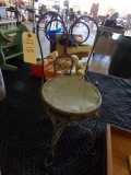 SMALL CHILDS ICECREAM PARLOR CHAIR APPROX 21 INCH TALL